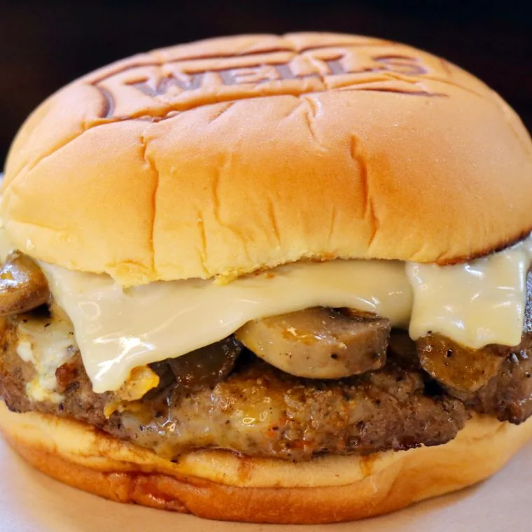 Mushroom Swiss Burger
