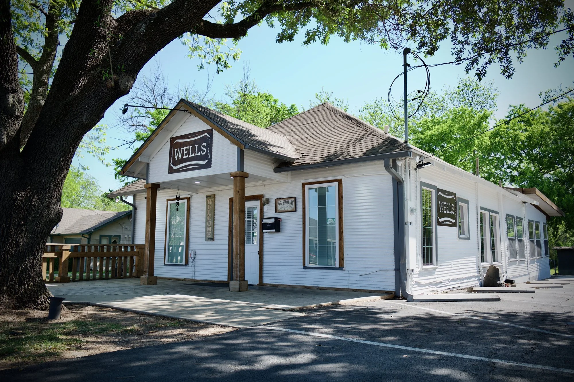 The 1930s house on Fannin Street — Wells Cattle Co. Rockwall